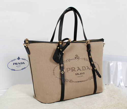 2014 Prada shoulder bag fabric BL4253 black for sale
